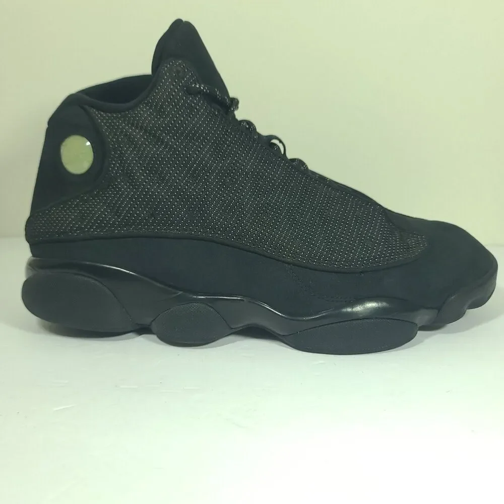 Nike Air Jordan Retro 13 Black Cat 414571-011 Mens Size 12 Black Anthracite
